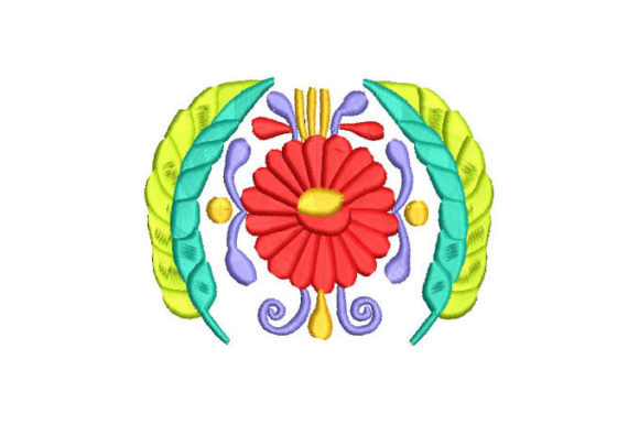 Colorful Flower Crown Embroidery Review
