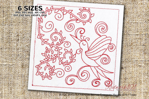 Flying Bird Redwork Design: A Seller’s Honest Review