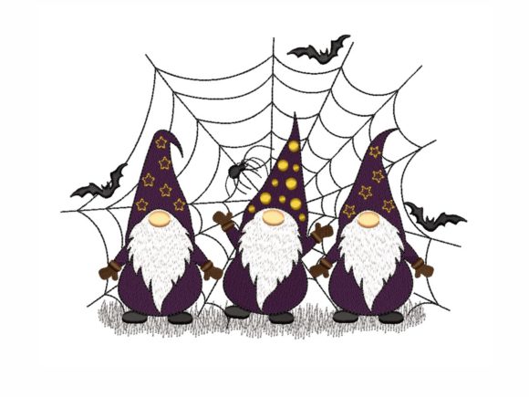 Halloween Gnomes: A Designer's Take on This Festive Embroidery File