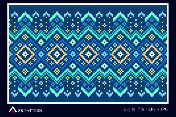 Vector Cross Stitch Decorative Geometry: An Embroidery Designer's Review
